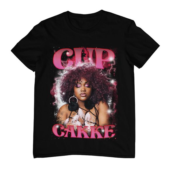 CupcakKe | Gift | Custom Tee | T-Shirts | Black | Large | Tees | Retro | Hip Hop - Picture 1 of 3
